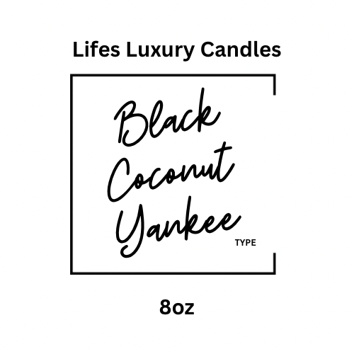 Black Coconut Yankee Type Candle